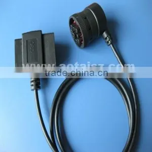 OBD China 9P Truck to Obd Male and Female Obd Test Cable thumbnail-1