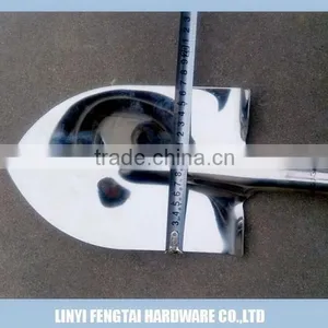 Japanese Farm Tool Round Stainless Steel Shovel thumbnail-3