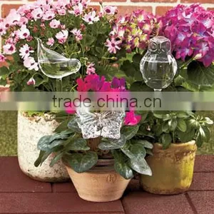 Set of 3 Animal Shape Glass Plant Watering Stakes thumbnail-1