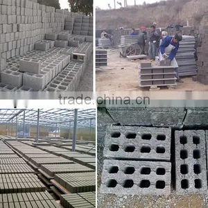 Neweek Small Unfired Manual Clay Block Making Machine thumbnail-4
