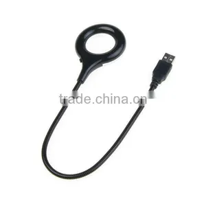 New Flexible USB 18 LED Light With Magnifier For Laptop Desktop thumbnail-1