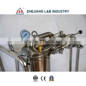 Stainless Steel Industrial Movable Filter Food Grade Single Bag Filter thumbnail-6