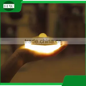 Plastic Decorative Diamond Shape Usb Rechargeable Sensor Led Study Reading Desk Table Night Light Lamp thumbnail-3