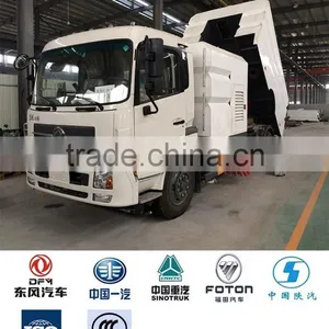 Dongfeng Road Cleaning Truck, 10 t Road Sweeper With Water Washing thumbnail-1