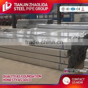 Cold Rolled Dia 10 mm - 101 mm Good Quality Galvanized Steel Square Tube for Greenhouse Furniture Fence Post thumbnail-5