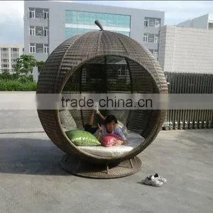 H- S-3035 Top Quality Outdoor Rattan Leisure Bed thumbnail-4