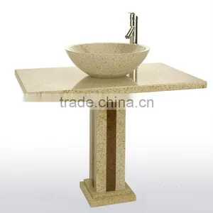 Yellow Countertops With Granite Sink thumbnail-1