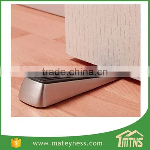 Satin Nickel Door Wedge Rubber Door Stopper thumbnail-1