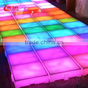 Remote Control RGB Lamp 16 Colors Changing Plastic Led Dance Floor thumbnail-4