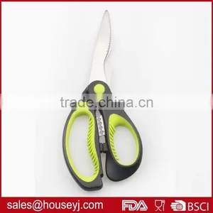 Utility Stainless Steel Kitchen Scissors With Pp+TPR Plastic Handle thumbnail-1