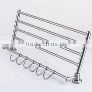 Hotel Stainless Steel Bathroom Hanging Shower Rack With Hook thumbnail-3