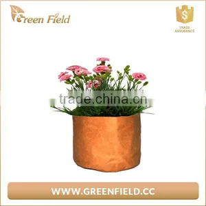 Paper Plant Pot Bag Brown Kraft Paper Planter Pot thumbnail-1