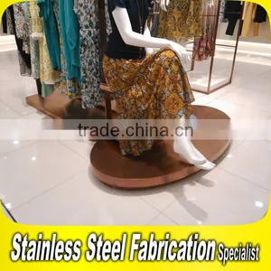 Custom Made Stainless Steel Goods Display Rack for Clothes,Shoes,Bags thumbnail-1