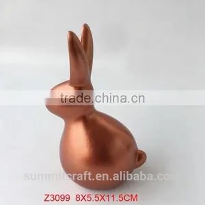 Resin Cute Easter Bunny Rabbit Figurine thumbnail-2