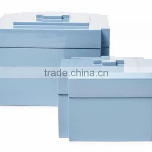 High Quality Best Selling Eco Friendly New Collection Lacquered Box in Light Blue Color From Vietnam thumbnail-1