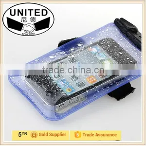 Waterproof Pouch Swimming Underwater Dry Bag Case for Mobile Touchscreen-Black thumbnail-4