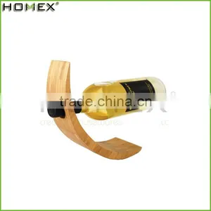 China Manufacture Bamboo Wine Storage Rack/Wine Rack Wall thumbnail-2