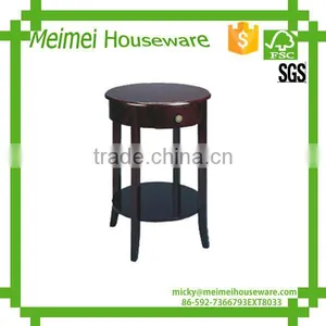 Living Room Table /Dining Room Table/With Drawers Round Side Table thumbnail-1