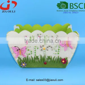 BSCI Audit Factory Non-woven Fabric Flower Pot, Decoration Cheap Flower Pots thumbnail-2