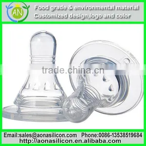 Realistic Transparent Molding Silicone Baby Nipple For Feeding Baby thumbnail-3