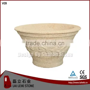 Outdoor Garden Granite Large Plant Pot thumbnail-1
