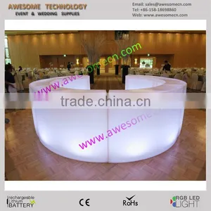 Attractive Trade Show Reception Bar Table With Led Light ( BC140 ) thumbnail-1