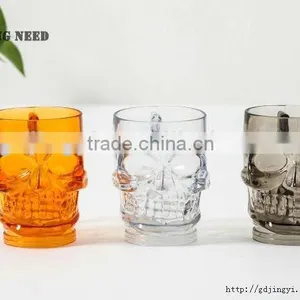 New Style Wholesale 550ml LED Acrylic Drinkware Skull Plastic Cup Mug Halloween Decorations thumbnail-5