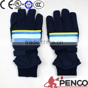 Firefighter Safety Retardant Glove Safe Security Fireman Workers Engineer Cleaner Traffic 3m Sign Reflective Glove thumbnail-2