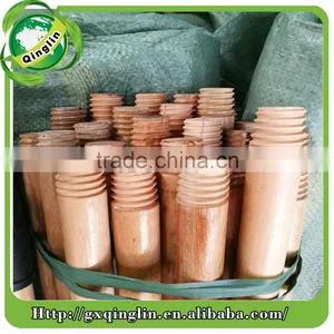 High Quality Varnished Wooden Handle for Broom With Italian Thread thumbnail-1