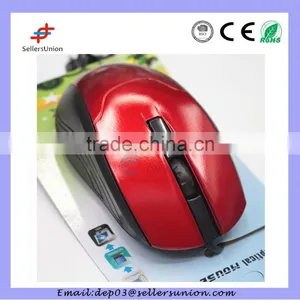 Red And Black Computer Mouse thumbnail-1