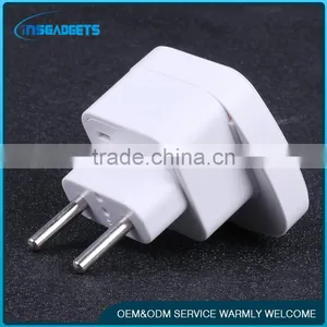 2016 New Trendy Products White Socket Travel Plug Adapter thumbnail-1