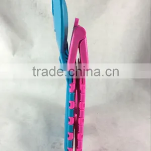 Factory Price Colorful Smile Face Kids Plastic Folding Chair thumbnail-5