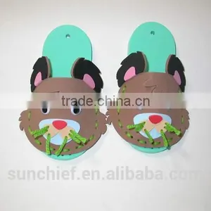 DIY Foam Craft Slippers thumbnail-4