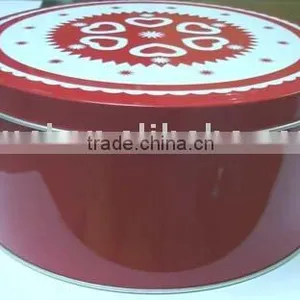 Round Tin Cake Box thumbnail-1