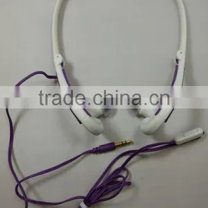 Behind-the-neck Fitness Earphones With Volume Control and Clothing Clip thumbnail-1