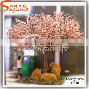 Nice Quality Large Outdoor Silk Light Pink Artitificial Cherry Blossom Trees thumbnail-1