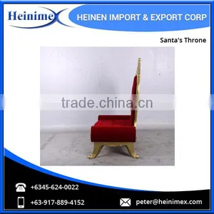 High Quality Fibreglass Christmas Santa Throne thumbnail-2