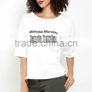 2015 New Arrival Women Clothes Loose Mimosa Monday Sweatshirt thumbnail-2