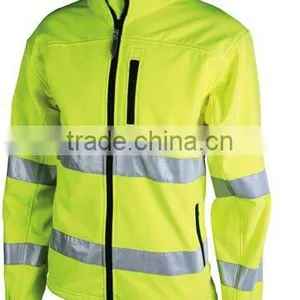 2012's 3M Reflective Hi Vis Soft Shell Waterproof Winter Jackets thumbnail-1