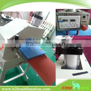 Pneumatic Semi-auto Double Station Heat Press Printing Pyrograph Machine thumbnail-1
