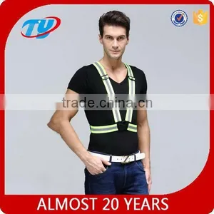 OEM High Visibility Running Reflective Brown Elastic Waist Belt thumbnail-1