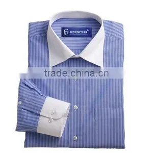 Wholesale Cheap Mens Wear Non Iron Striped t Shirt thumbnail-4