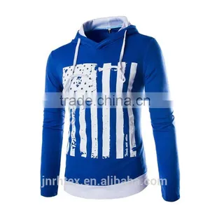Mens Custom Cotton Blend Long Sleeve Print Jacket Sweatshirt Hoodies thumbnail-2