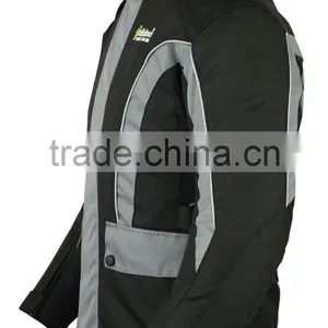 Men's Grey/Black Motorbike Textile Jacket thumbnail-3