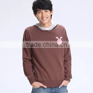 Dark Brown Pullover Hoody thumbnail-1