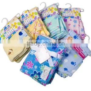 Baby Animal Print Fleece Blanket/large Fleece Blankets/embroidered Fleece Blanket thumbnail-1