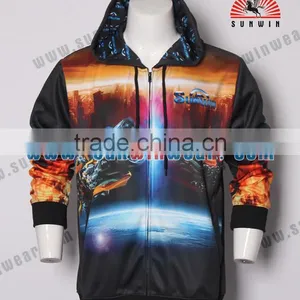 2016 Cheap Wholesale Mens Custom Sublimation Printed Hoodies thumbnail-3