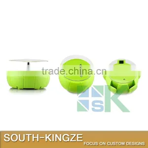 Green Color Open/Close Leg Flower Shape Solar Power Necklace Display Stand thumbnail-3