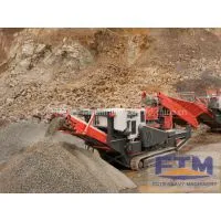 High Efficiency Track Mounted Mobile Asphalt Jaw Crusher thumbnail-2