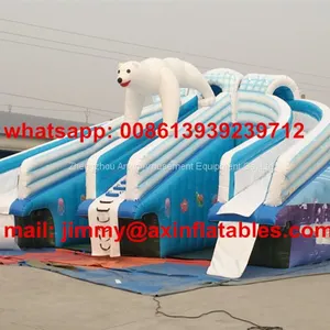 Factory Price Commercial Inflatable Water Park Equipments, Inflatable Bear Water Slide For Sale thumbnail-2